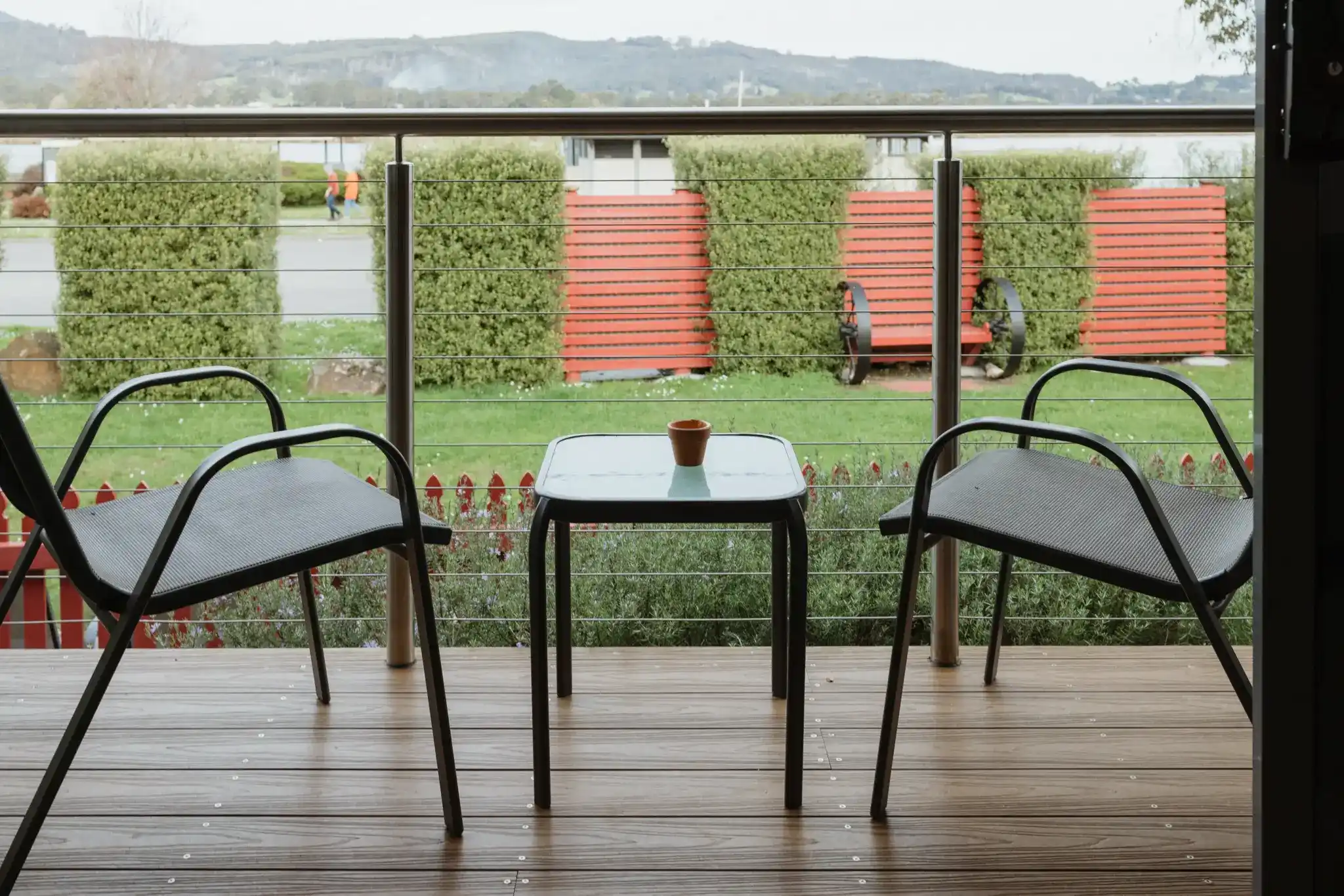 Boat Reflections hotel and Franklin surrounds in Tasmania's Huon Valley. Image by Josh Withers, Tasmanian wedding celebrant.